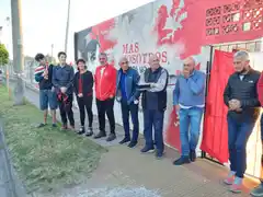 Inauguraron el mural en homenaje a Sabella