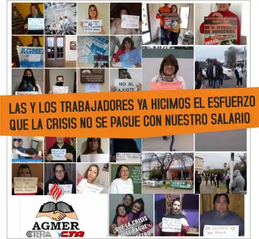 Agmer y AMET iniciaron un “apagón virtual” contra la ley de emergencia
