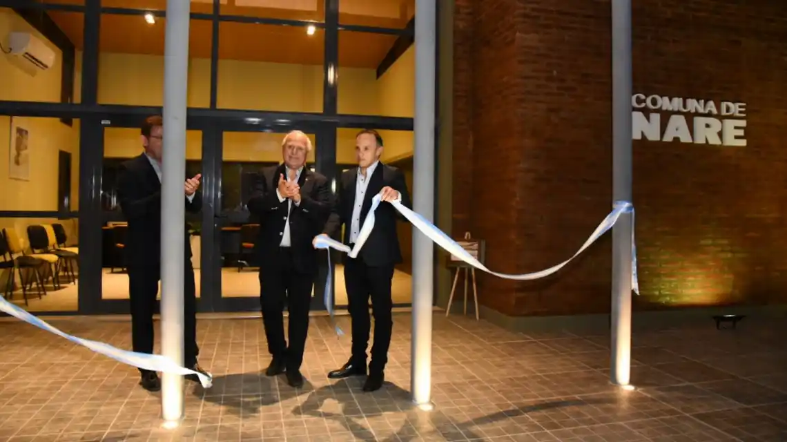 Lifschitz inauguró la nueva sede comunal de la localidad de Naré