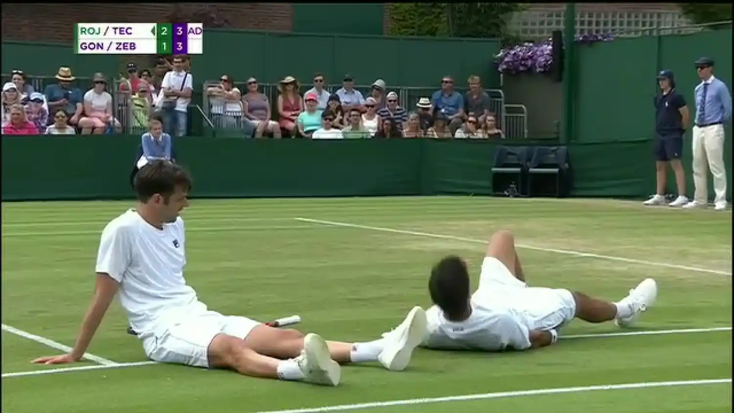 Zeballos y González afuera de Wimbledon por lesión