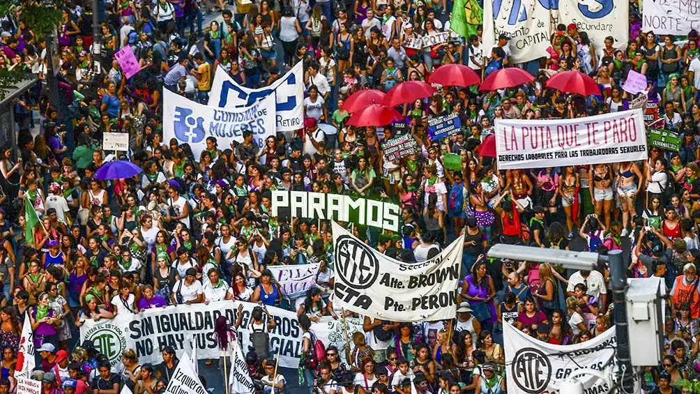 Marchas y actividades en todo el país por el Día Internacional de la Mujer