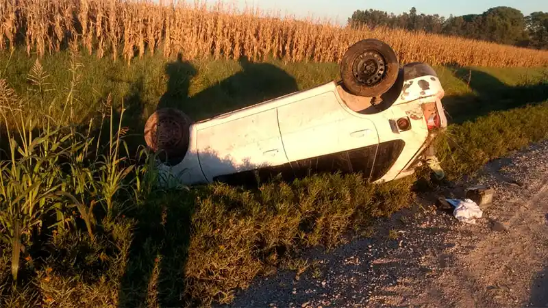 Diamante : vuelco con "suerte"