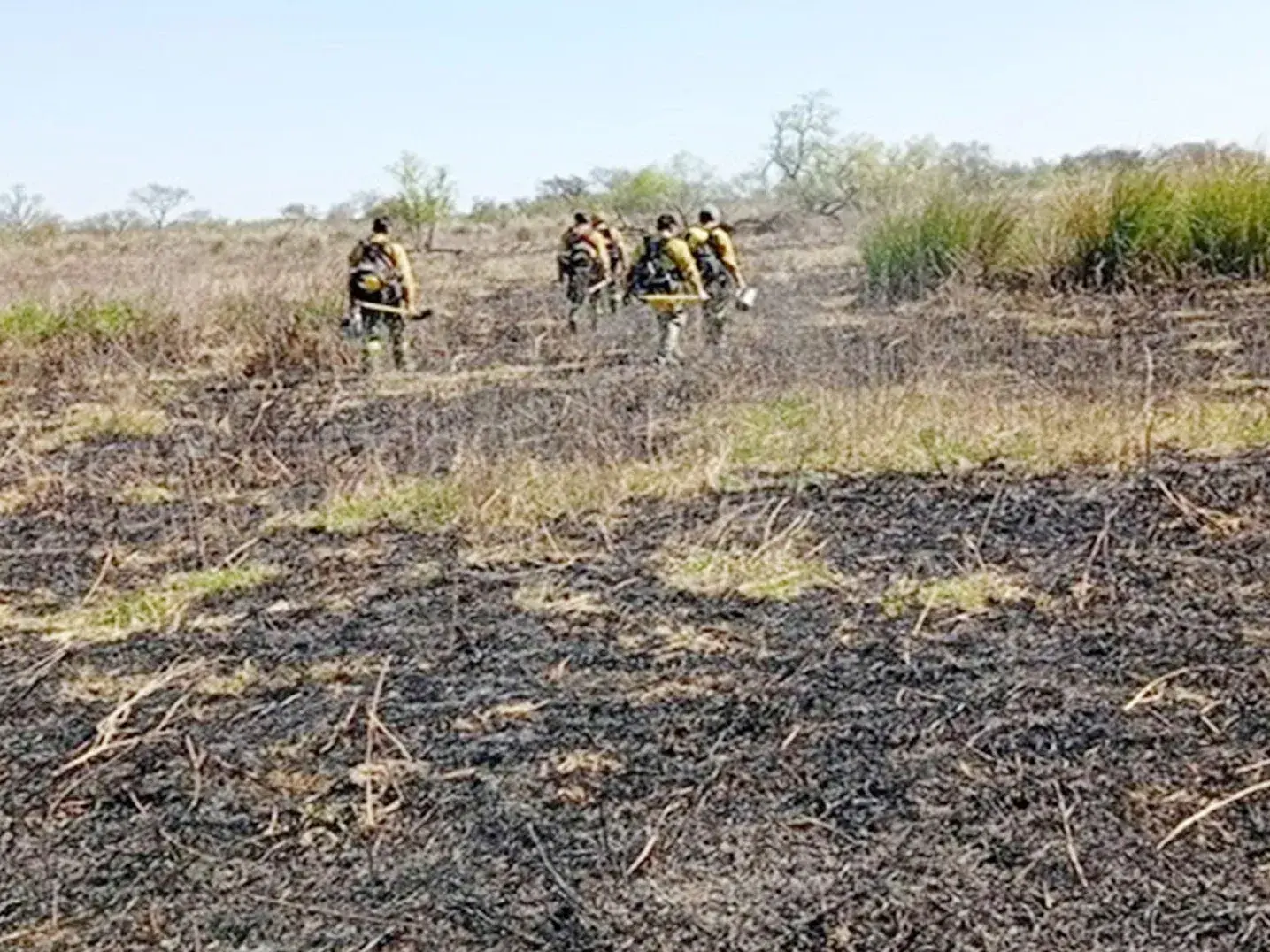Se desplegó un operativo de monitoreo y control por incendios forestales en el ejido de Victoria