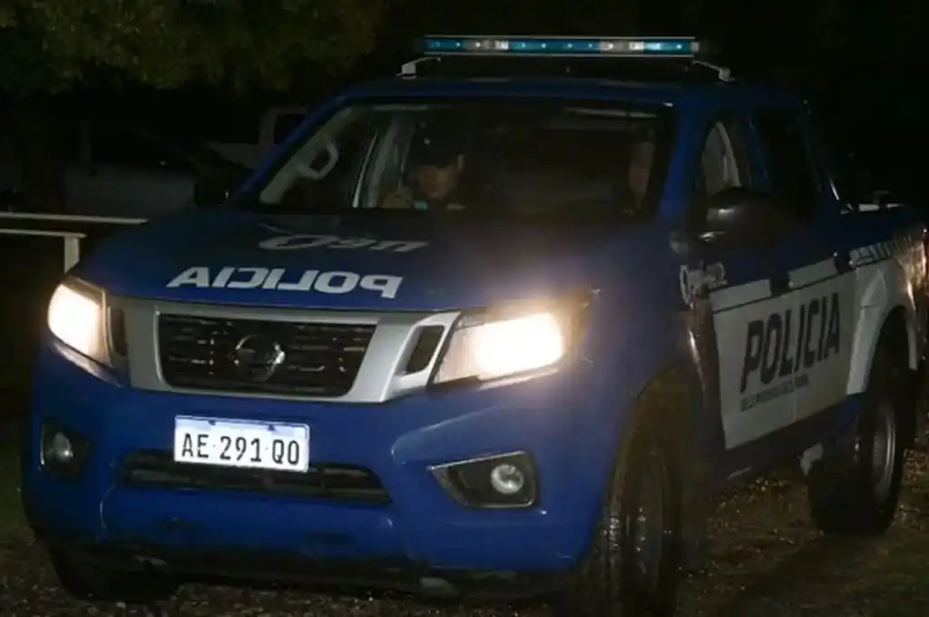La policía en el lugar del hecho