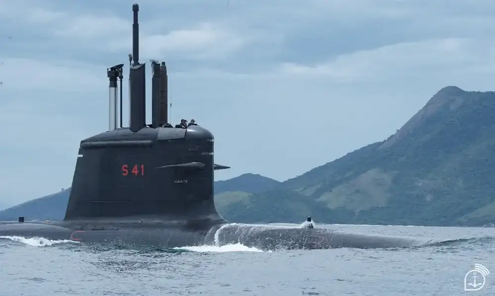 El submarino Humaitá, de la Marina de Brasil.