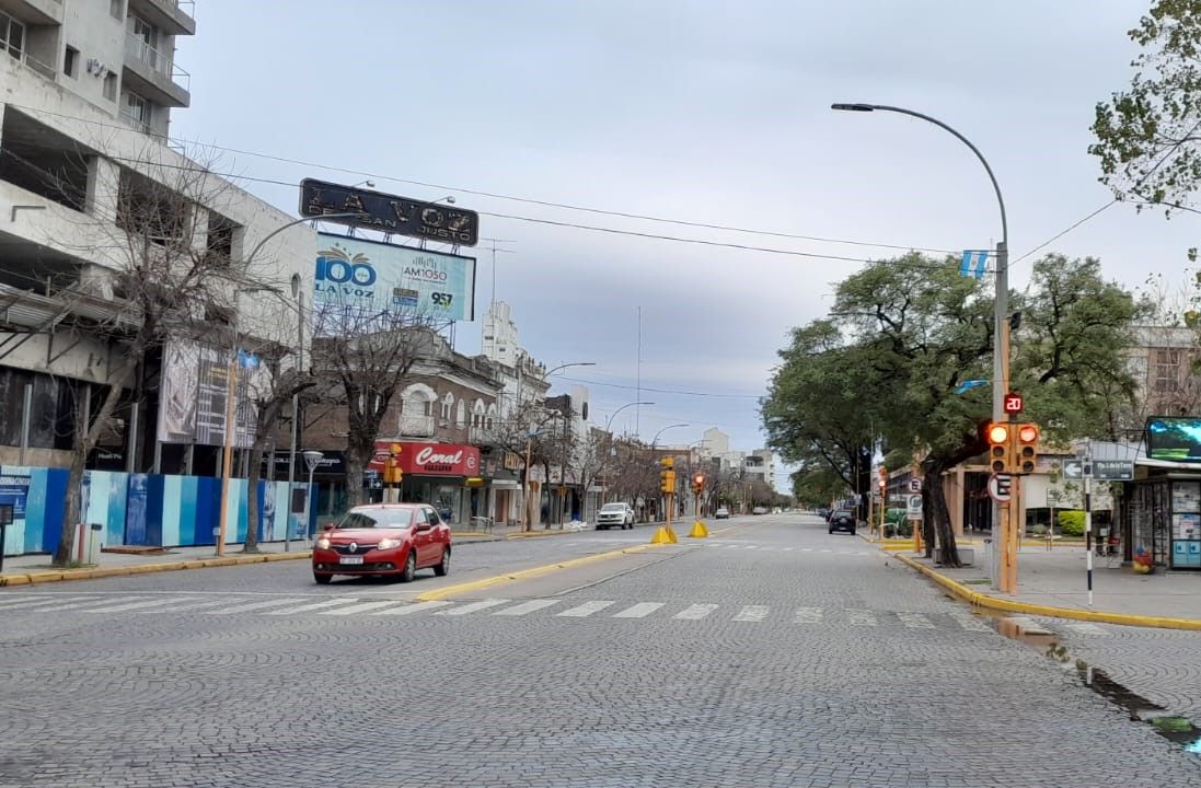 El domingo amaneció frío y gris