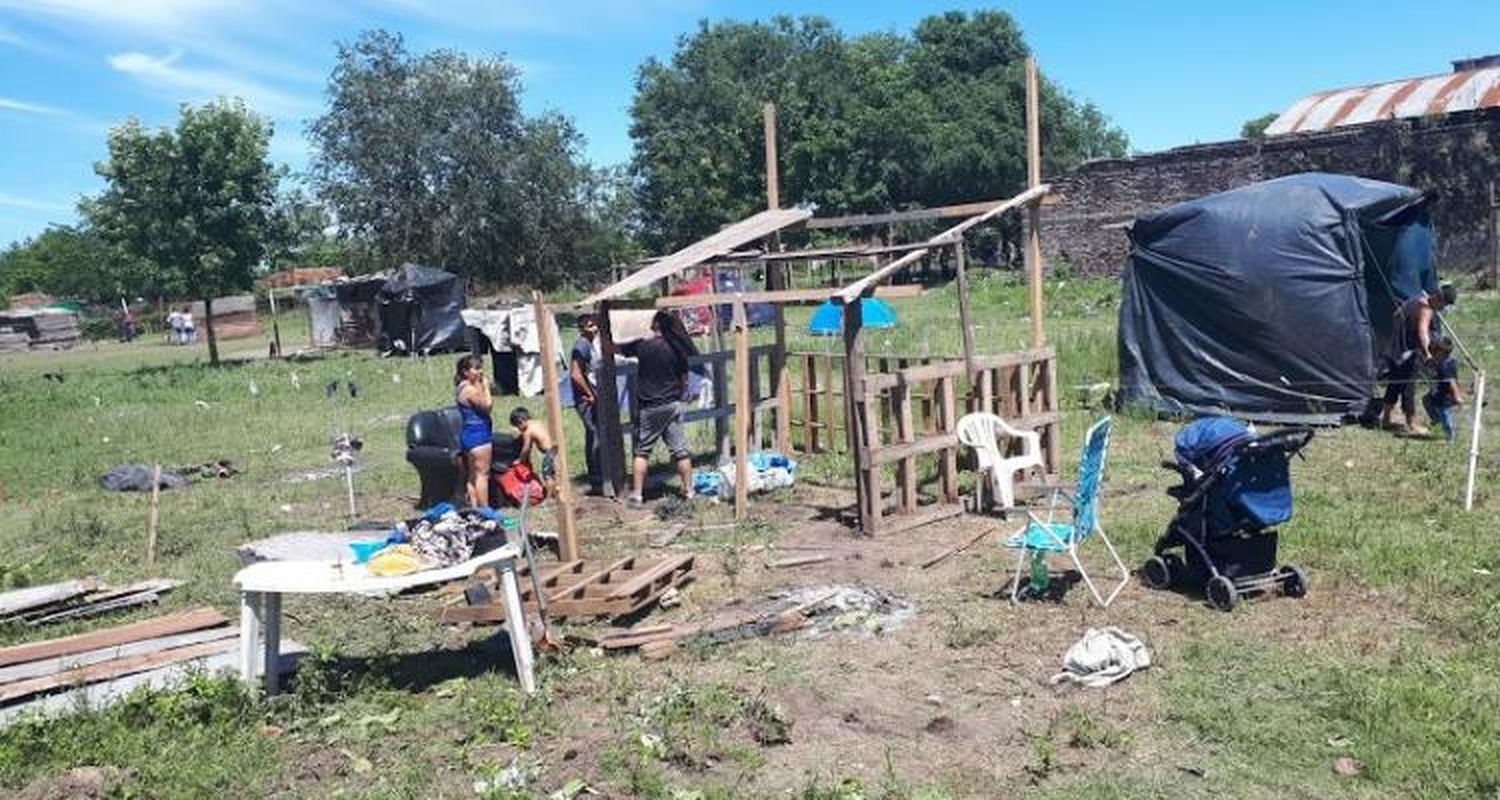 Tiroteo en uno de los terrenos usurpados