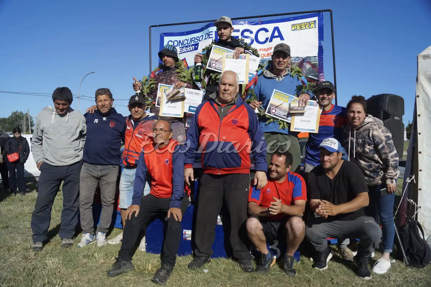 Concurso de pesca en el Río Quequén