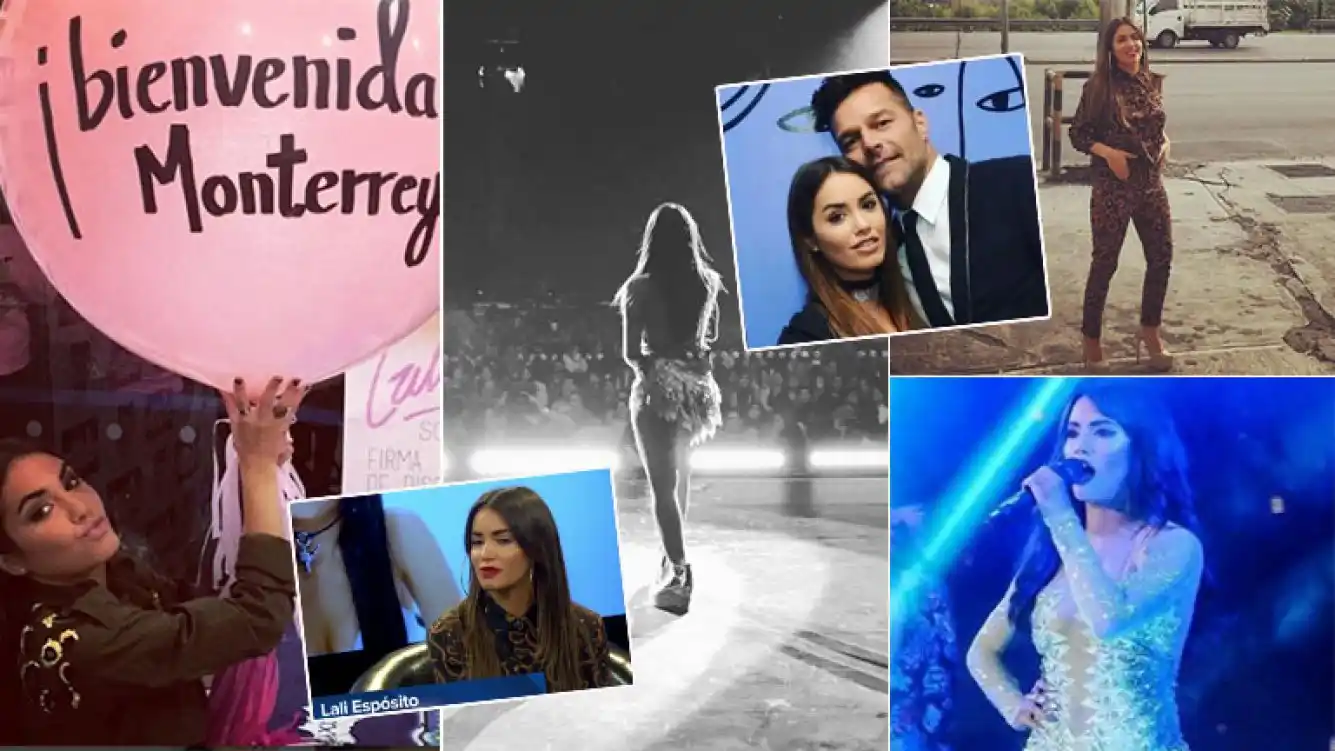 El tour de Lali Espósito por México: cantó con Ricky Martin y firmó discos 