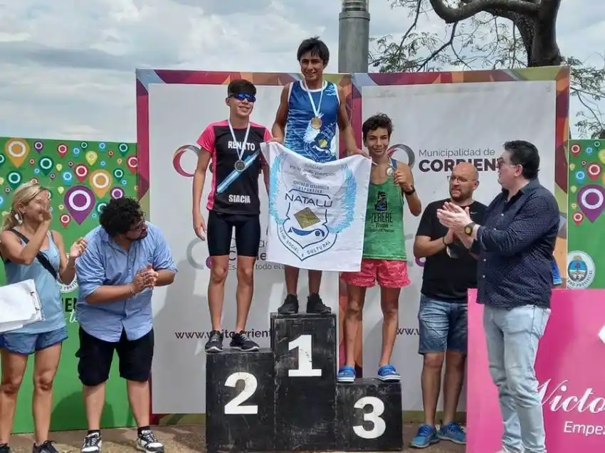 Natalú cosechó podios en el tría de Corrientes