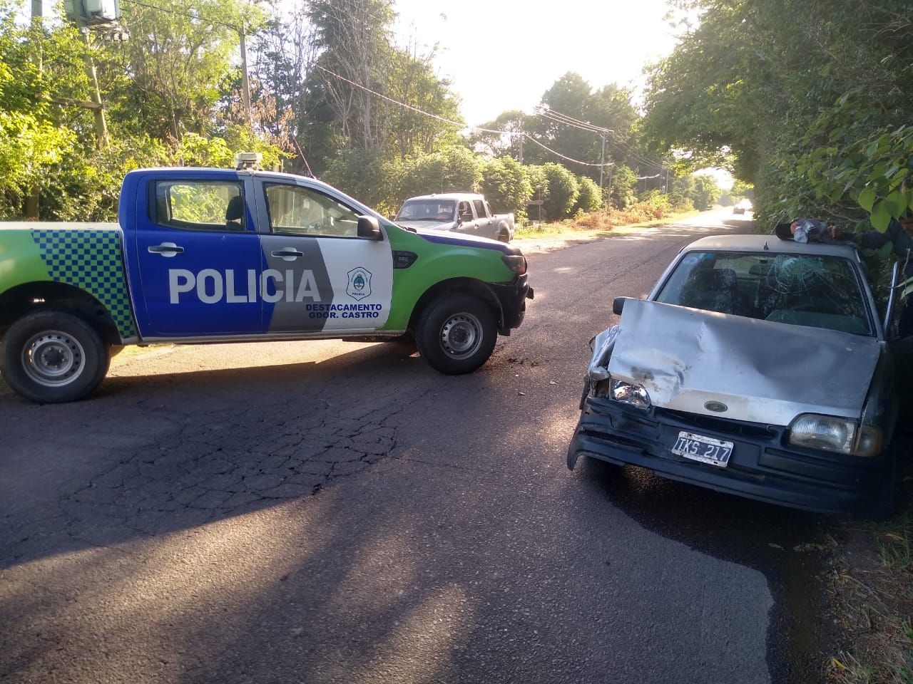 Conductor alcoholizado chocó contra un patrullero