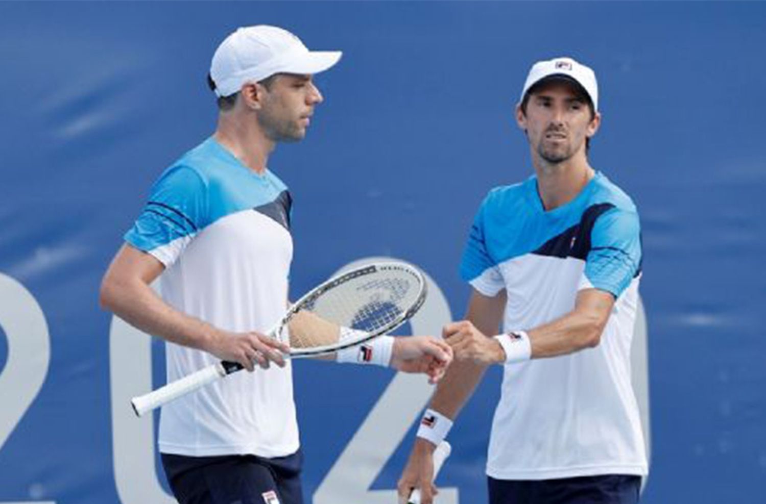 Zeballos, tras ser eliminado en el dobles masculino: "Tengo bronca pero lo di todo"