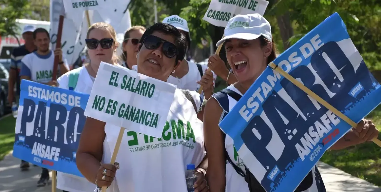 El jueves se retomará el diálogo paritario con los docentes de Santa Fe