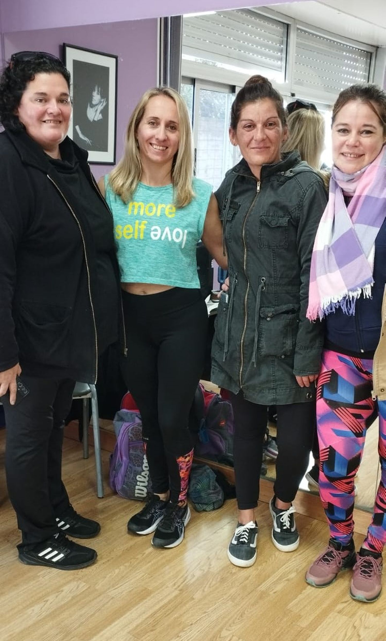 Lorena Arbos, Esther Aguirre, Pamela Beltrán y Luciana Guerrero