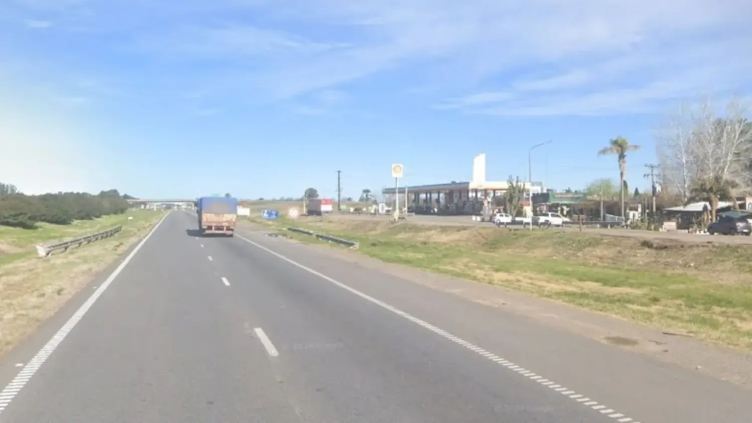 La zona donde se han registrado varios hechos en los últimos tiempos, con robos a comercios y asaltos a camioneros. Ahora también a un micro con pasajeros.