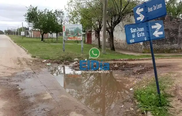 Vuelven a reclamar por el estado de San Juan y boulevard De León 