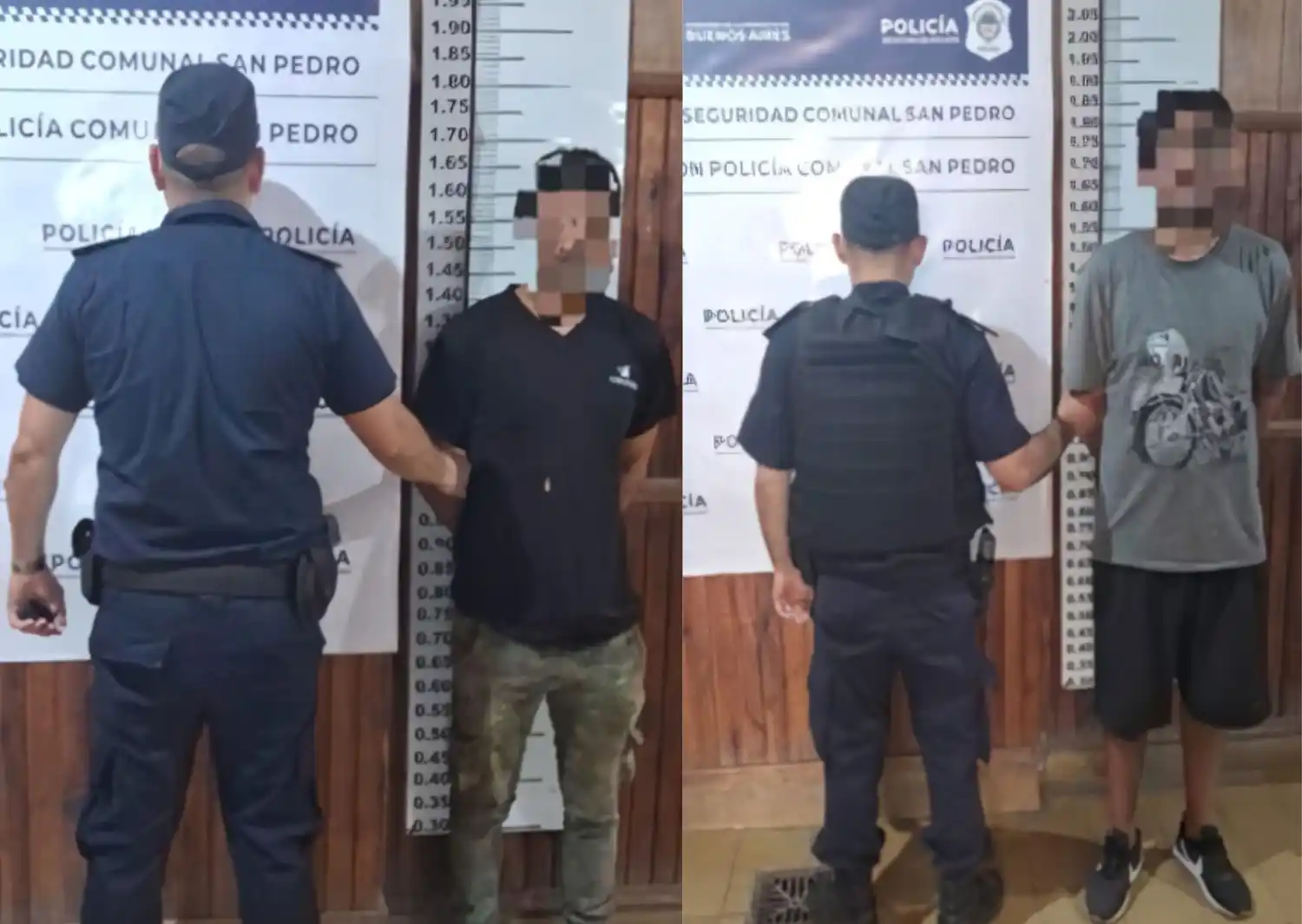 Dos aprehendidos en distintos puntos de la ciudad