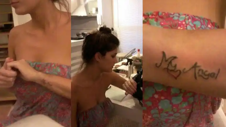 Magalí Mora con un tatuaje muy especial