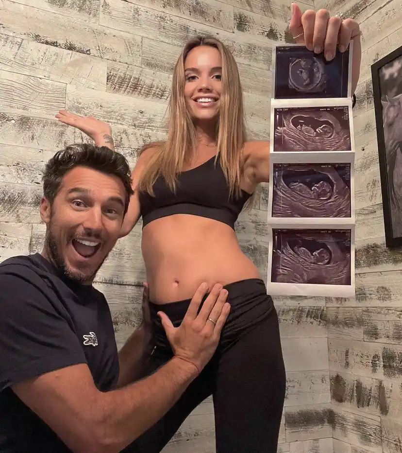 A través de las redes sociales, Mónaco anunció que será papá