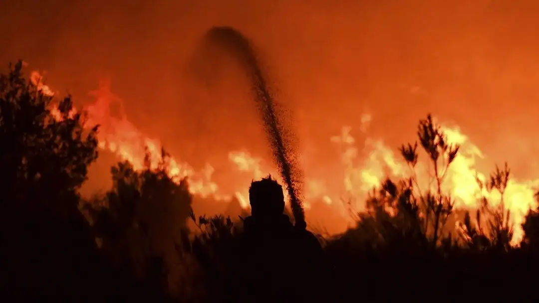 Incendios intensos en Chubut