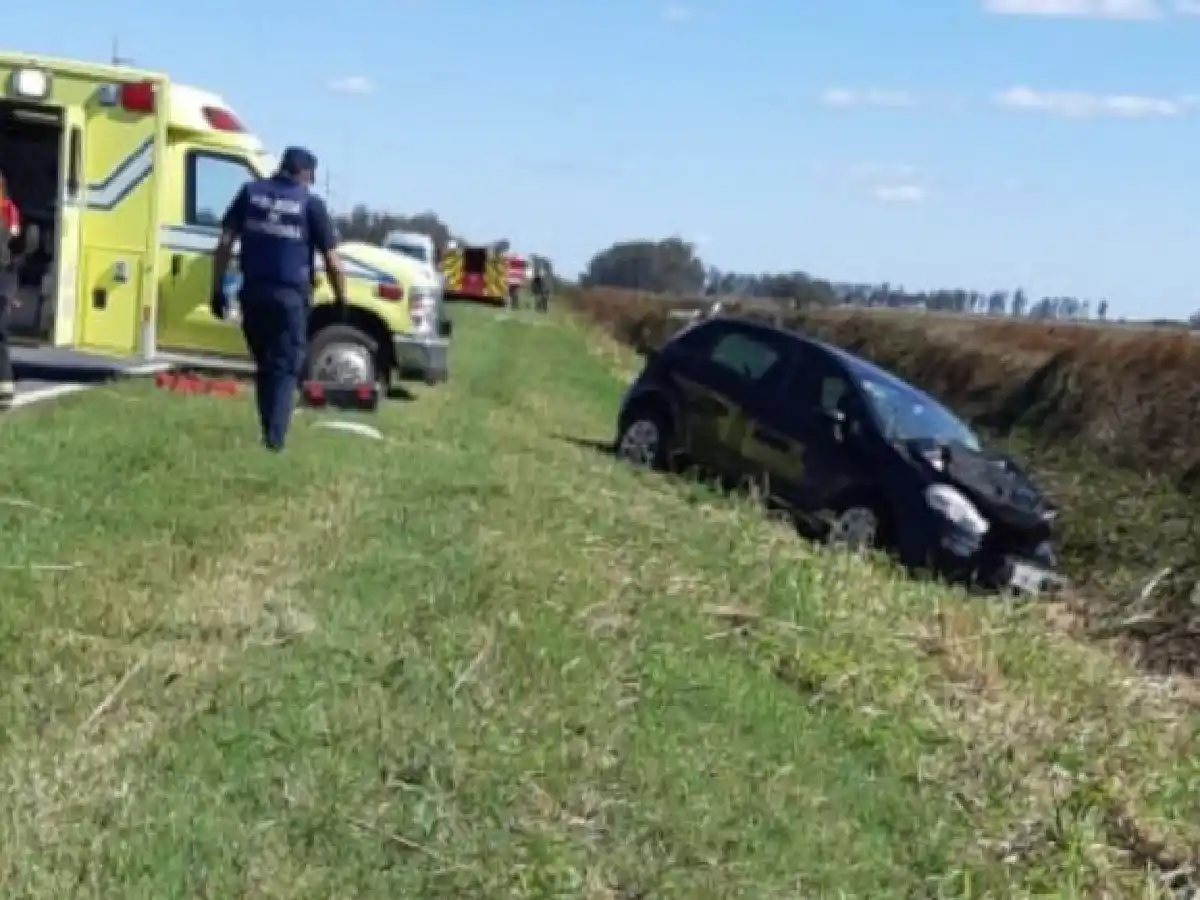 Un muerto y un herido tras un choque en la ruta 158, en Pozo del Molle