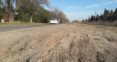 Peligro en la banquina