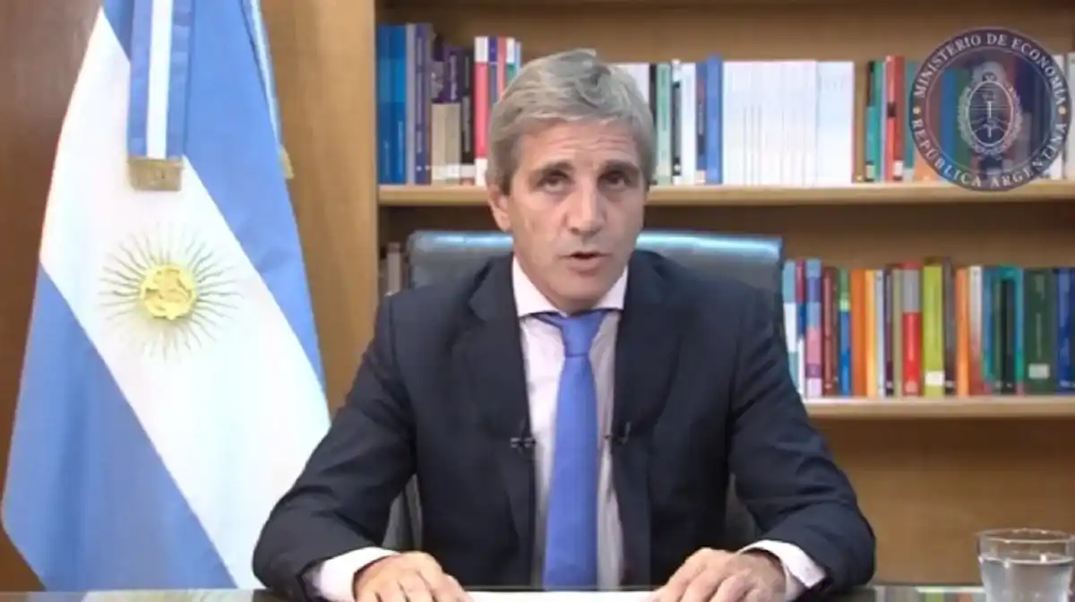 El ministro de Economía, Luis Caputo.