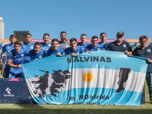 copa arg homenaje malvinas  en rafaela