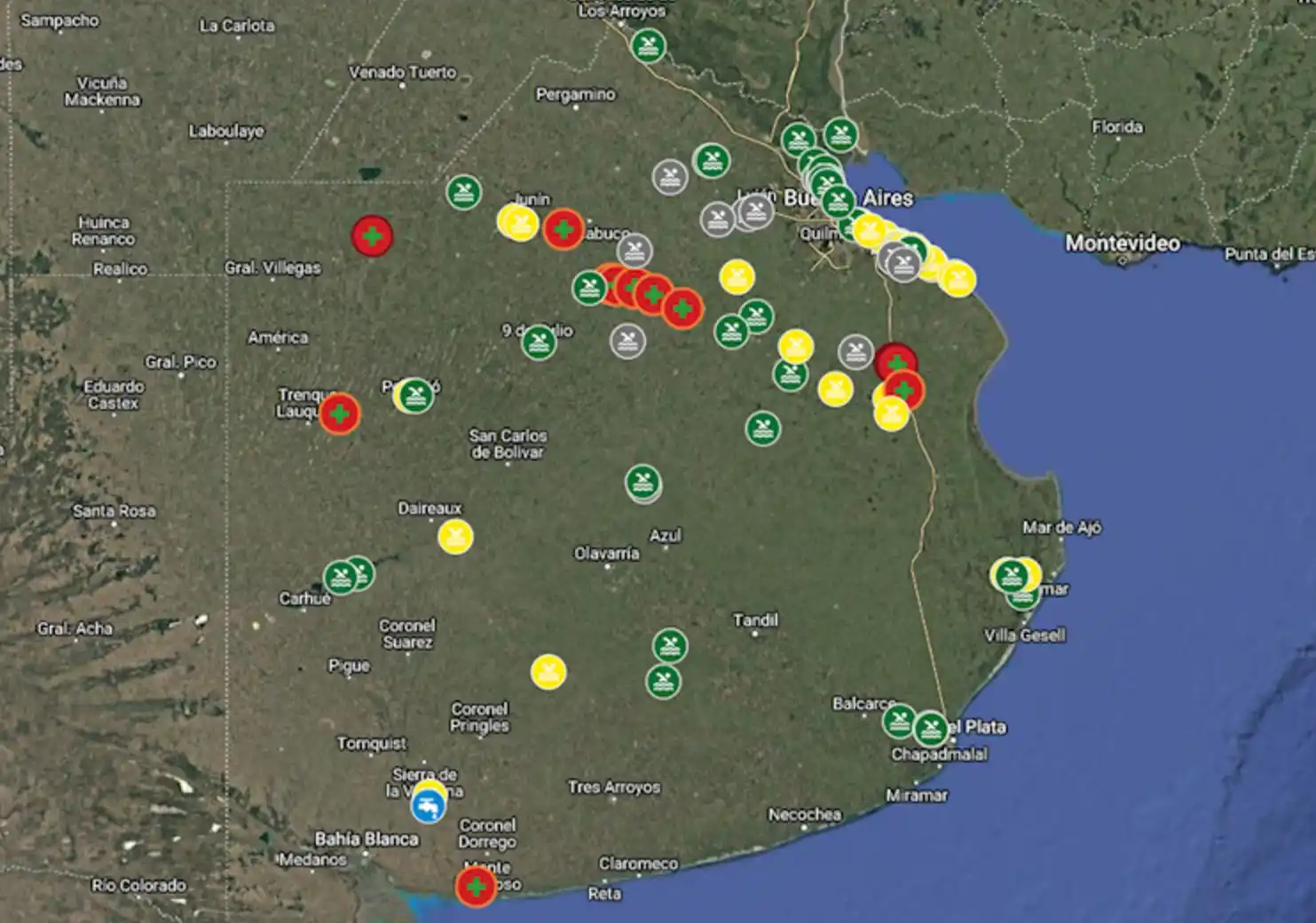 La Provincia presentó un "Cianosemáforo" para clarificar la información sobre la situación del agua en todo el territorio.