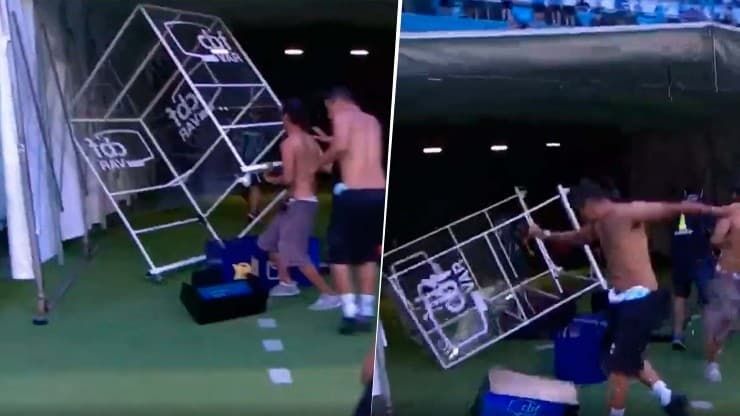 Hinchas de Gremio invadieron la cancha y destrozaron el VAR