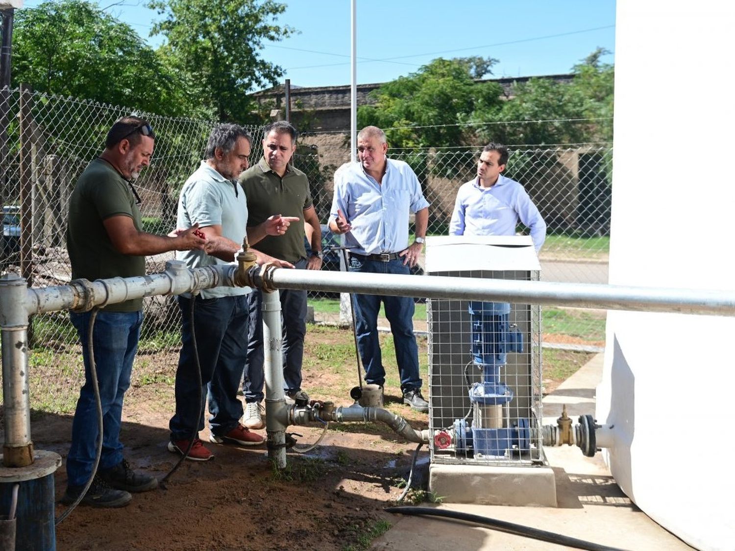 Instalaron un nuevo sistema de provisión de agua en el Barrio Pereda