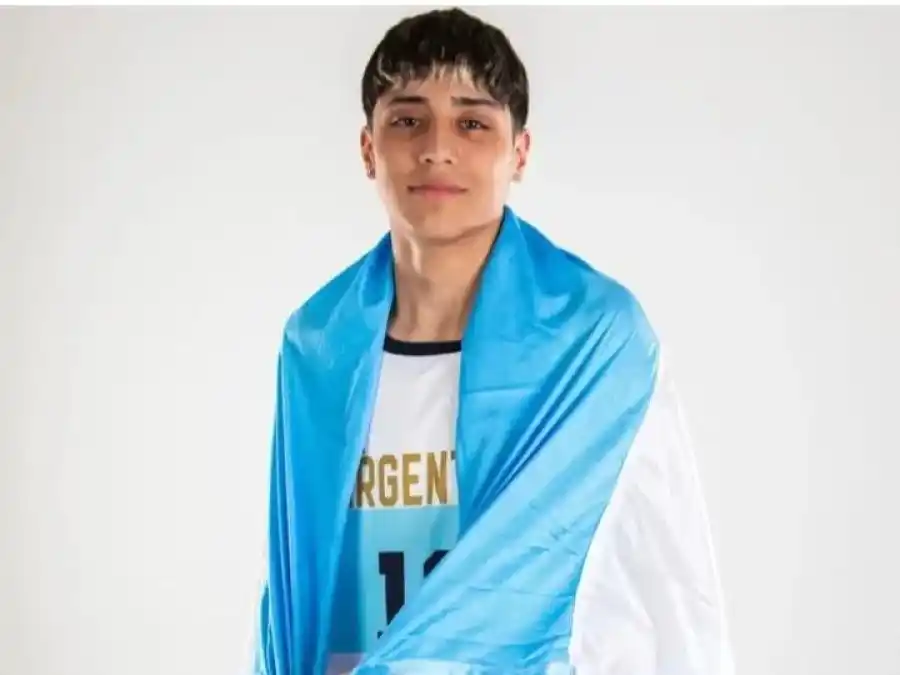 Benja Taborda debuta hoy con Argentina en la Americup U16.Foto:CAB