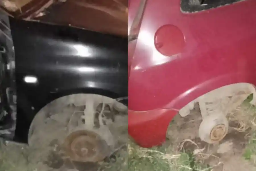Robaron cuatro ruedas de autos del cuartel de bomberos de Serodino