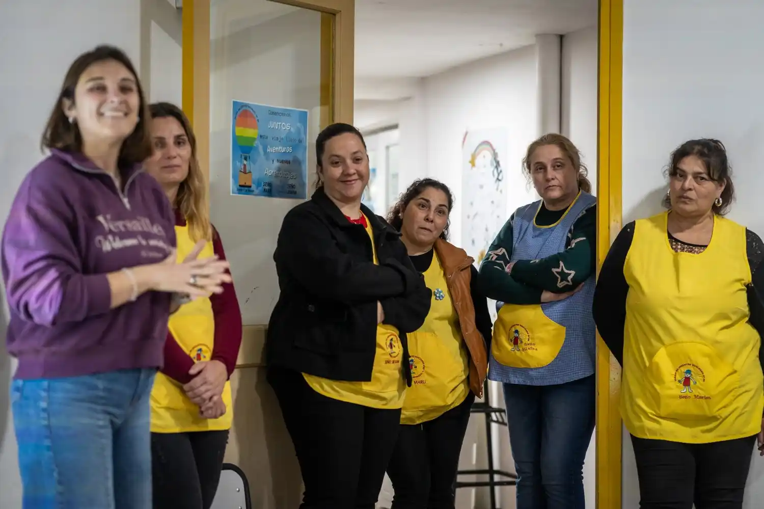 Los encuentros se desarrollaron en el Jardín de Infantes Nucleado N°40 “Emma S. De Mazza”.