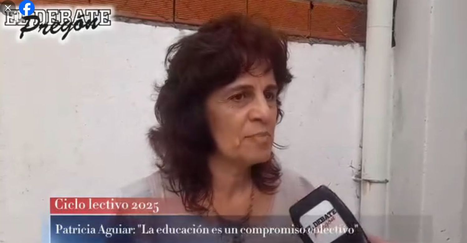 Patricia Aguiar: "La educación es un compromiso colectivo"