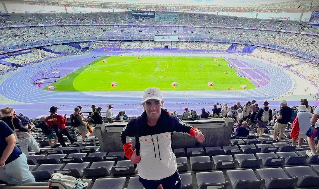 Santiago Cabrera en el Stade de France. Presencia los Juegos Olímpicos de París 2024