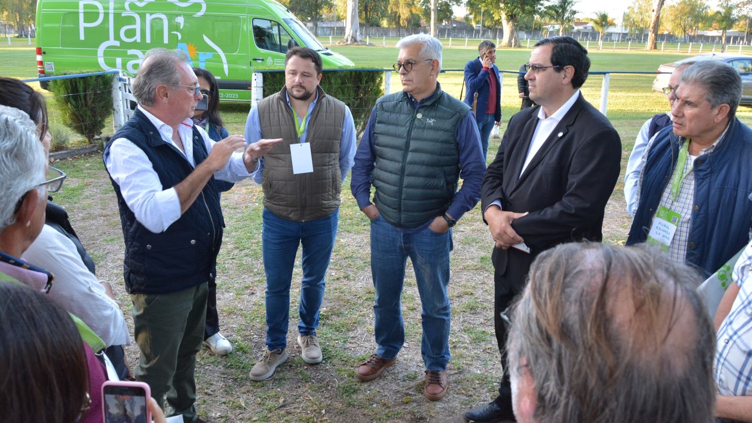 Costamagna y Domínguez presentaron el Plan GanAR en Reconquista