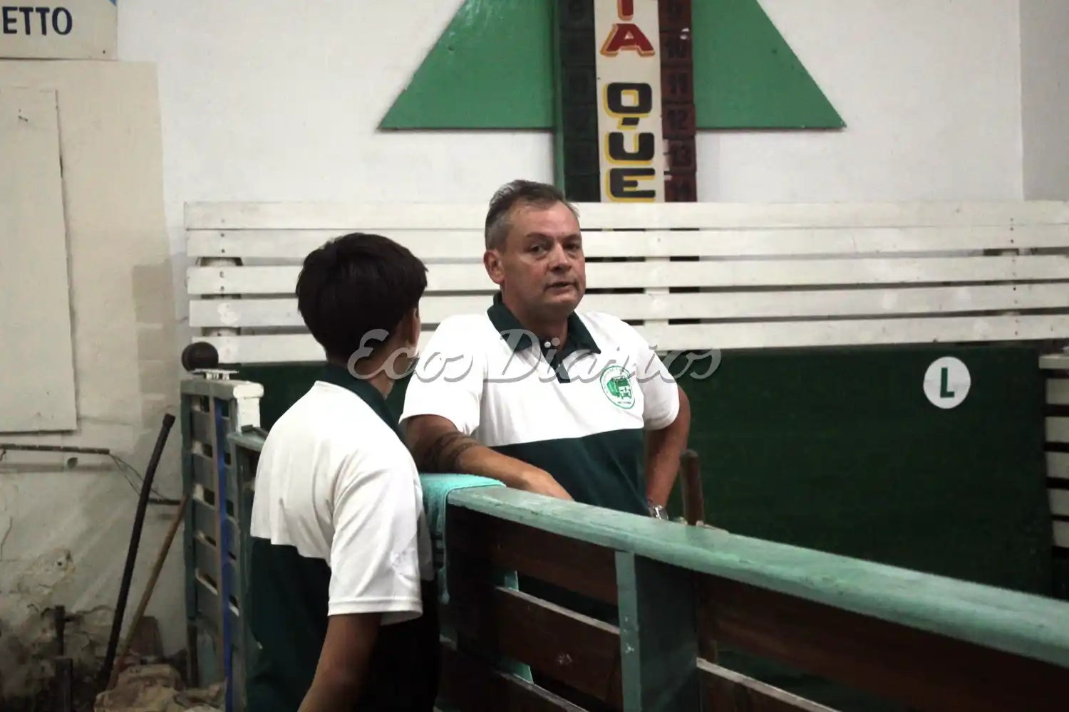 Pablo Nielsen junto a su hijo Johan Nielsen