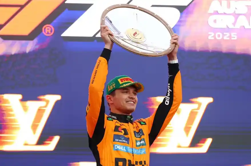 Lando Norris con Mclaren ganó el Gran Premio de Australia 2025