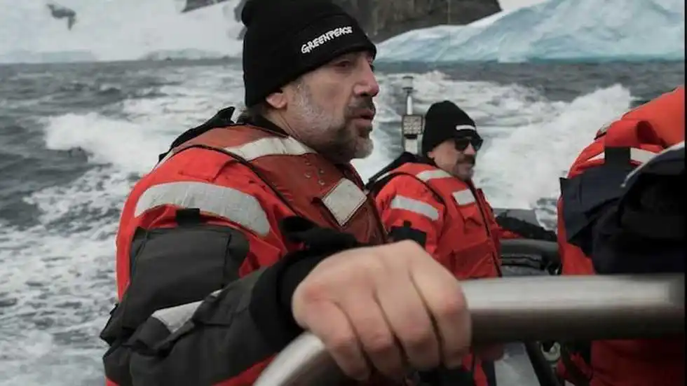 Ecologista: Javier Bardem se sumergió en la Antártida