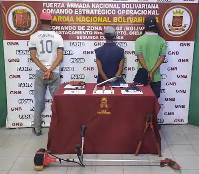 CAPTURADA: la banda denominada «Los Menores»