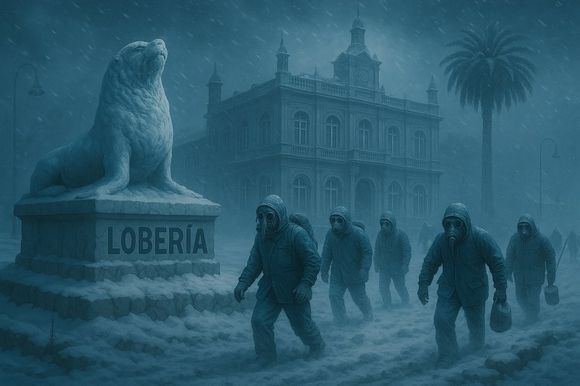 Cómo sería Lobería si fuera parte del escenario de la serie del Eternauta