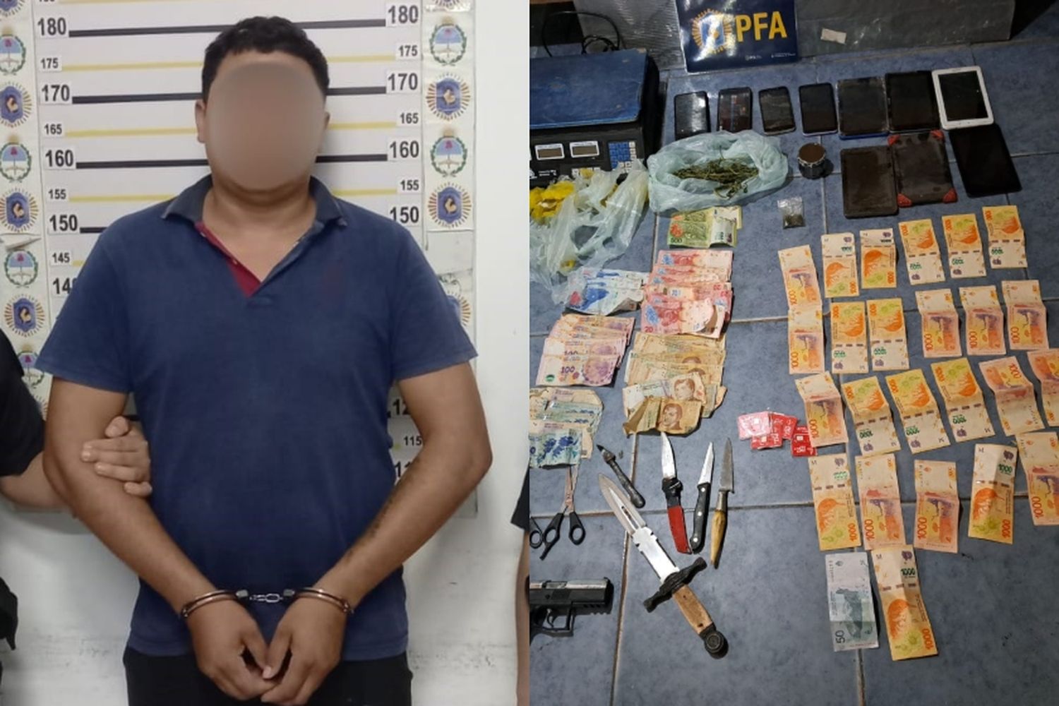 Allanaron 10 viviendas y desarticularon una red narcocriminal cerca de Rosario