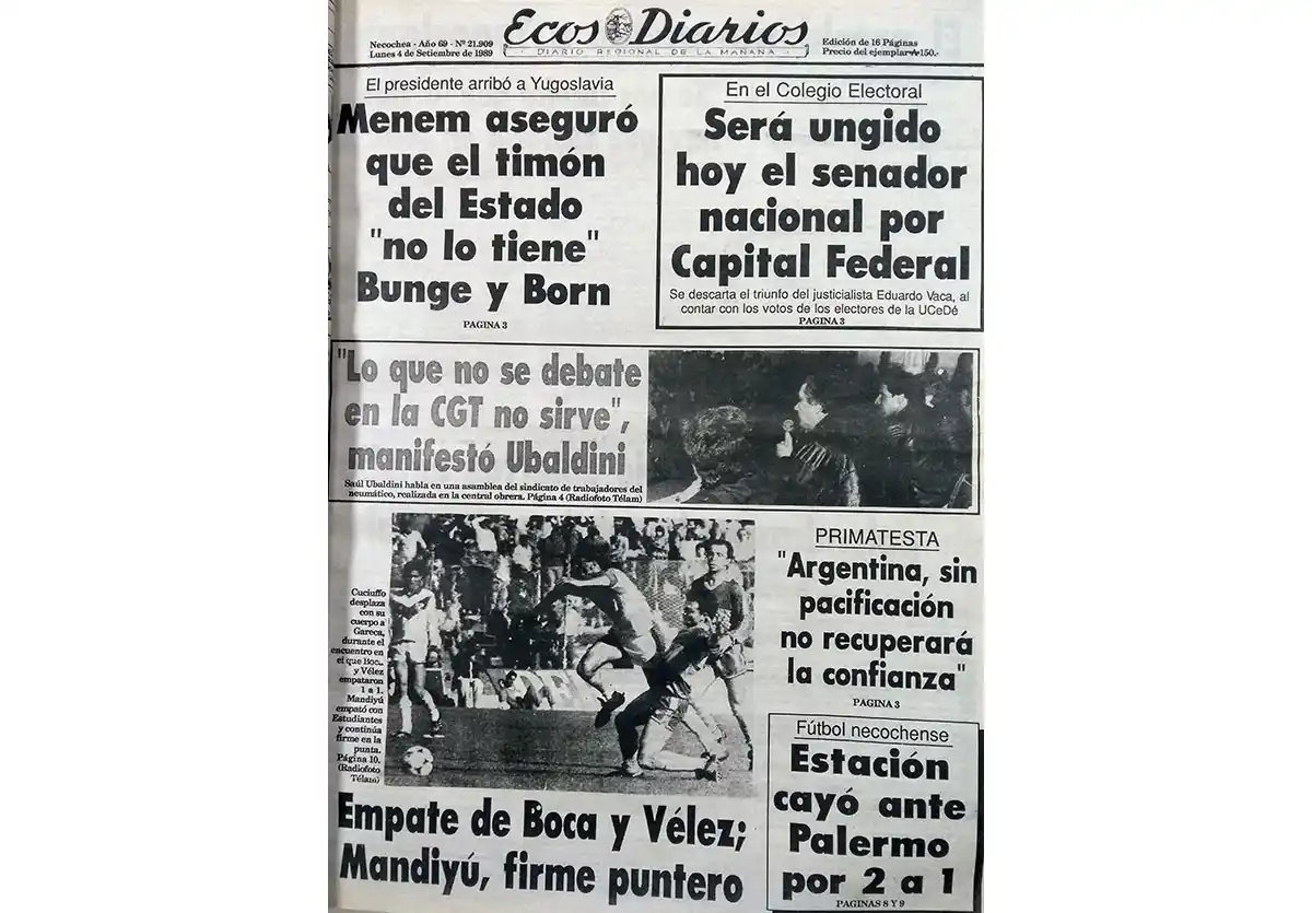 Lunes 4 de septiembre de 1989