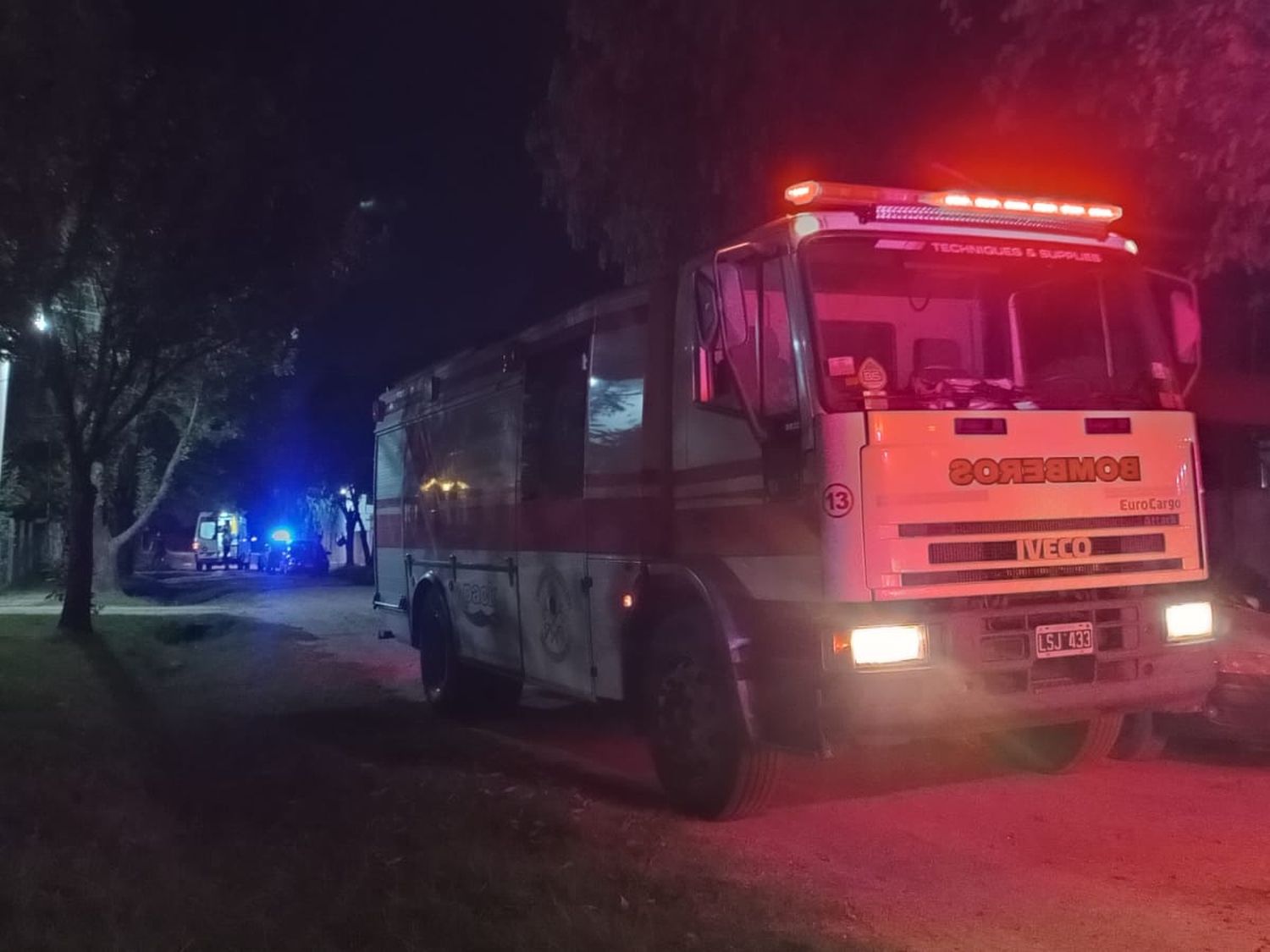 Una pérdida de gas provocó un incendio en una vivienda
