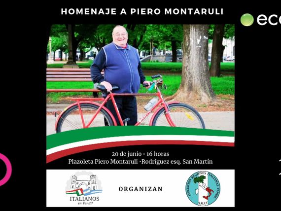 Homenaje a Piero Montaruli, el viernes a las 16