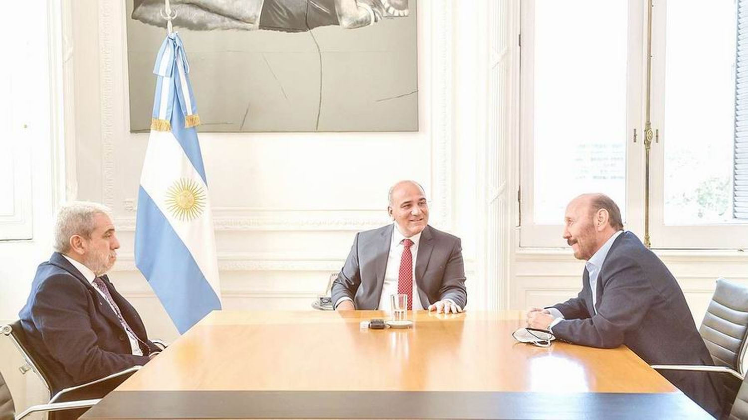 Insfrán se reunió con 
Manzur y Aníbal Fernández