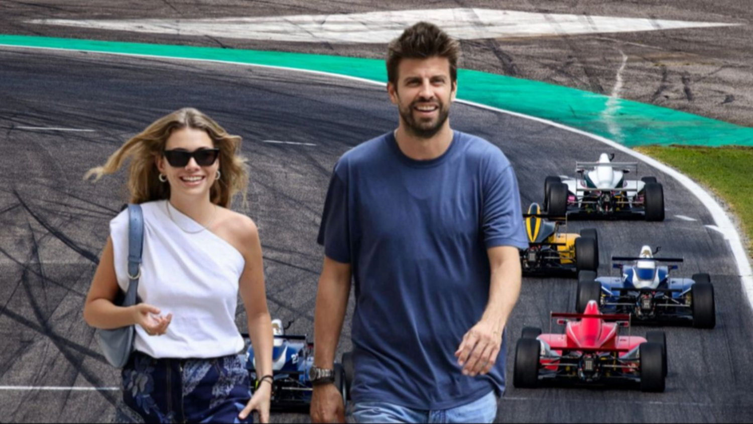 El romántico debut de Gerard Piqué y Clara Chía en el GP de España: ¡imperdible!