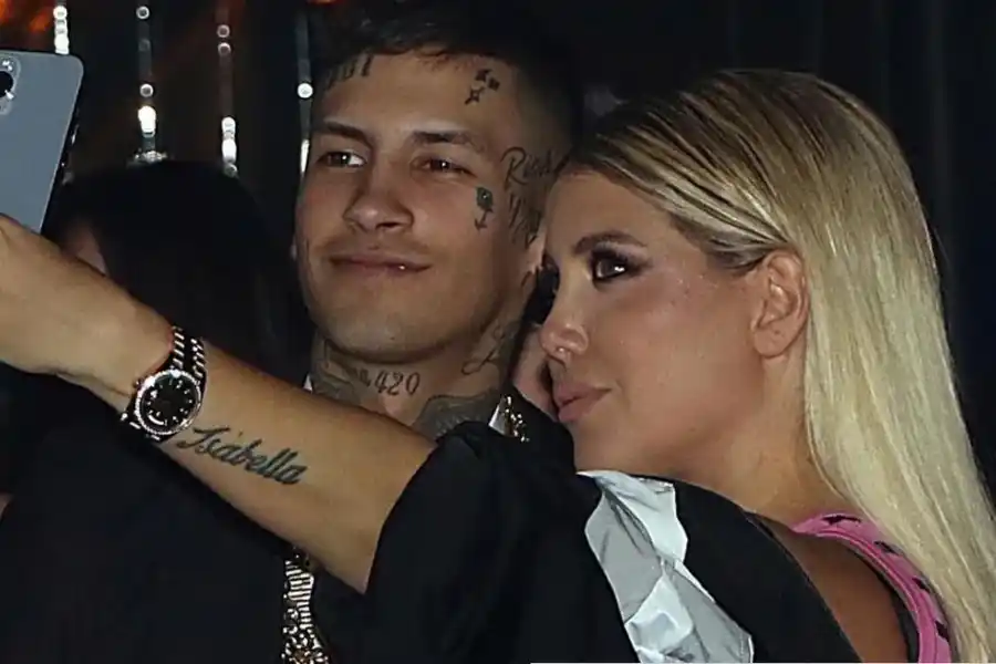 L-Gante organizo una fiesta junto a Wanda Nara al enterarse de que no irá preso