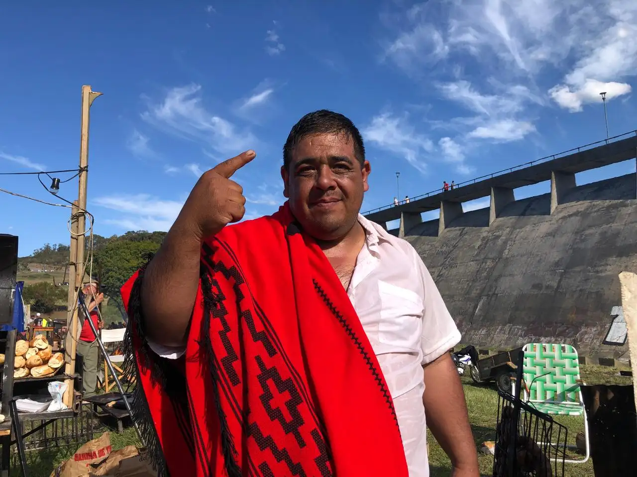 Para el campeón, “El asado es buena paciencia, buen fuego y tranquilidad. Es todo lo que necesita, nada más que eso”